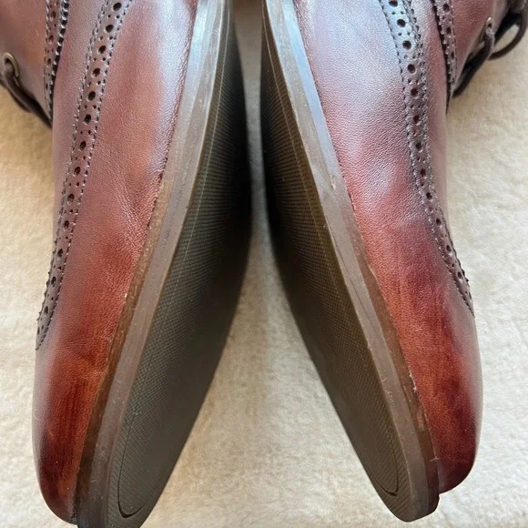 Cole Haan Liam Men 16 Brown Leather Wingtip Ankle Chukka Boot C11053 Boho